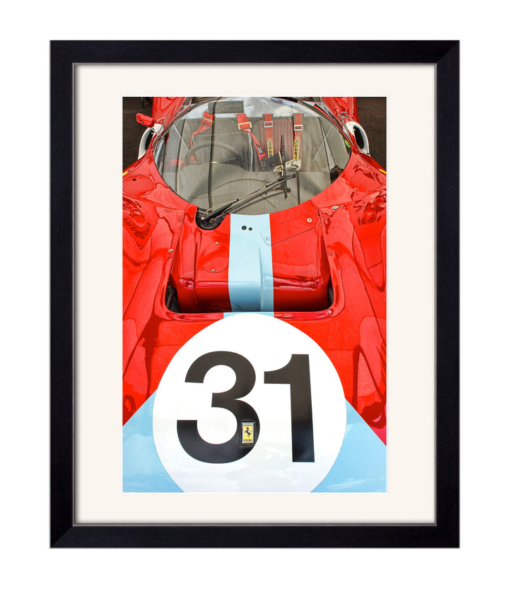 Ferrari - 31 - Open Editions with black frame- Richard Stefani - Stefani Fine Art