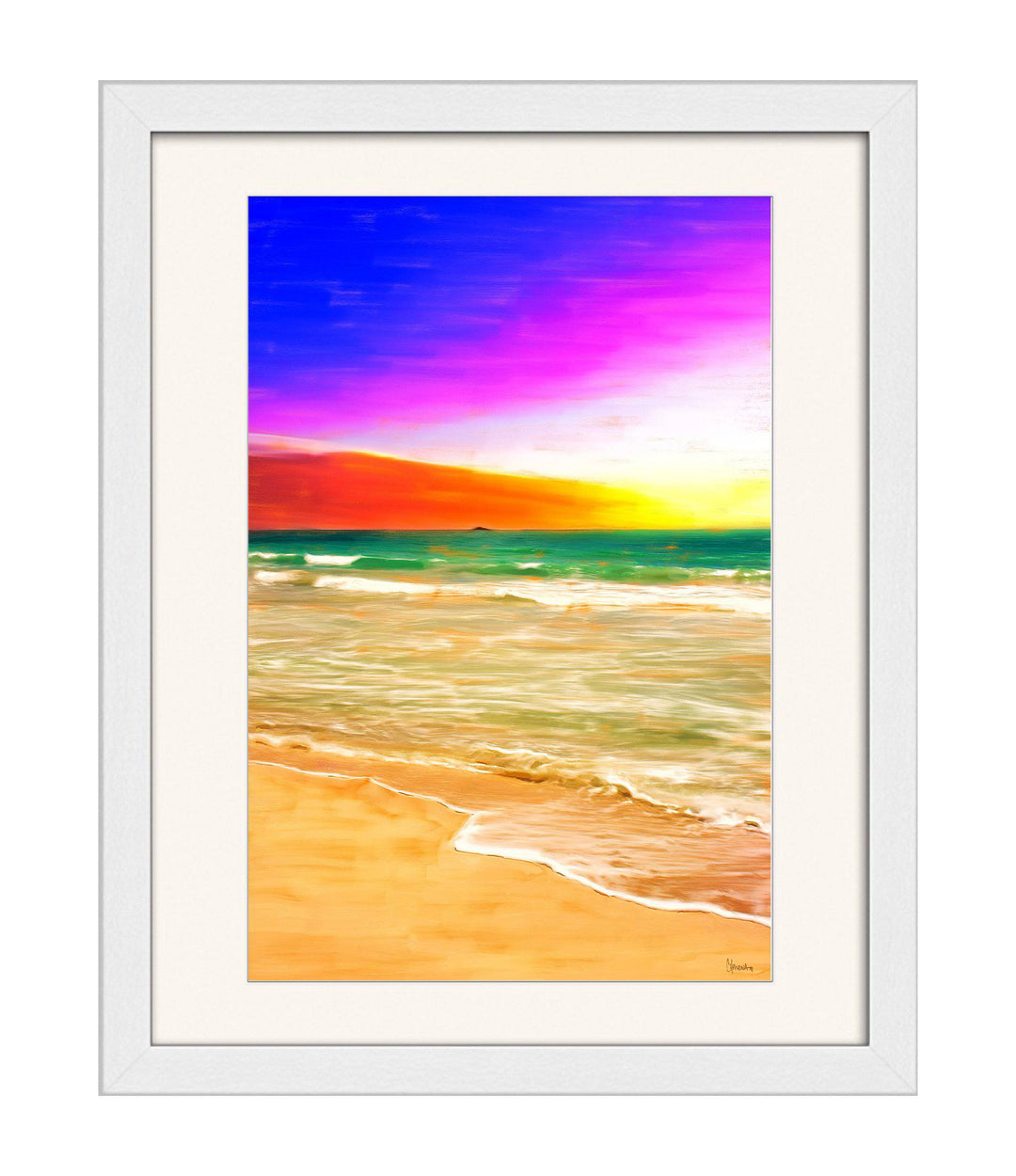 Kailua Beach Sunrise - Open Editions - Christina Stefani - Stefani Fine Art