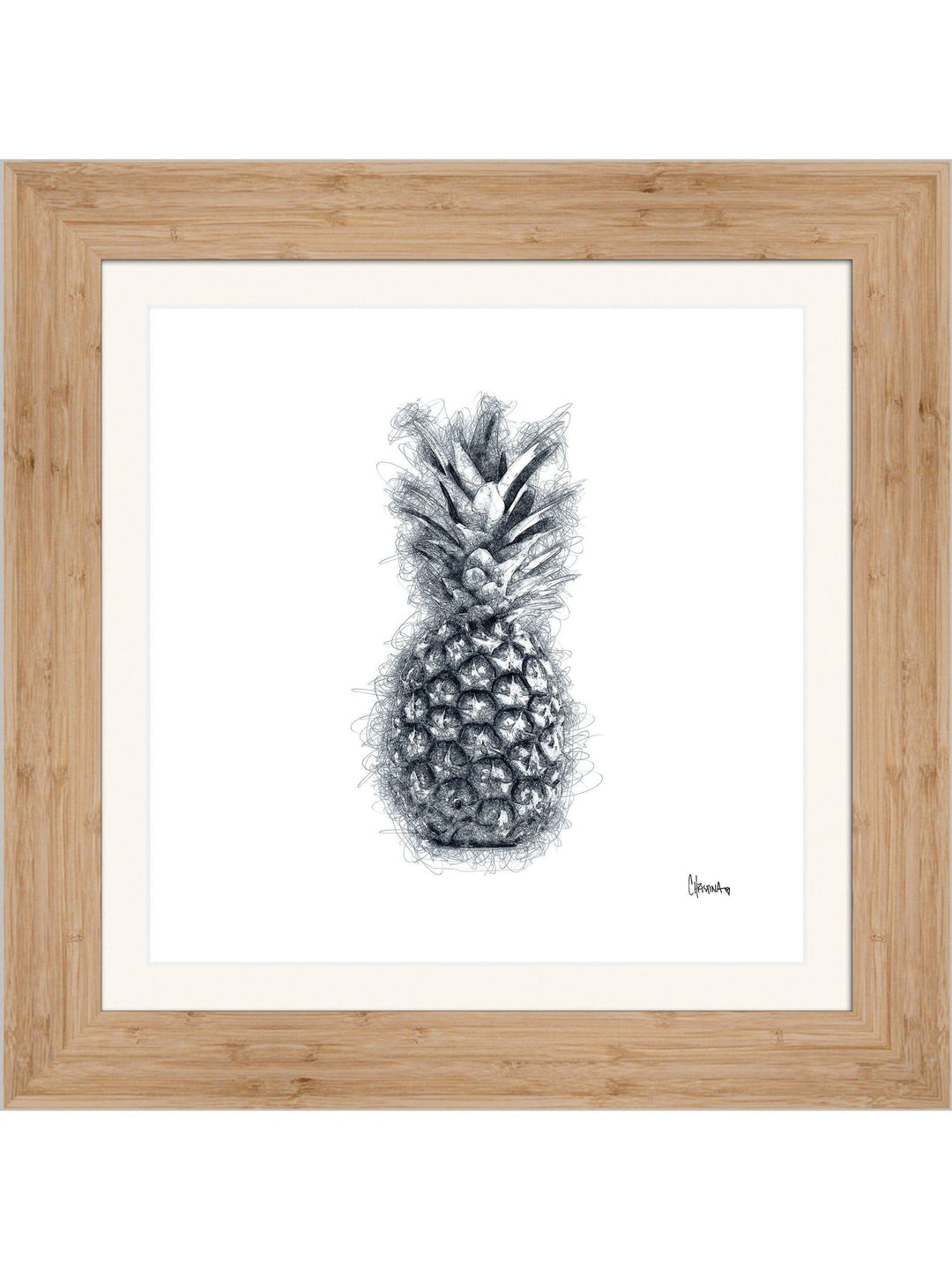 Pineapple Square Edition - Square Editions - Christina Stefani - Stefani Fine Art