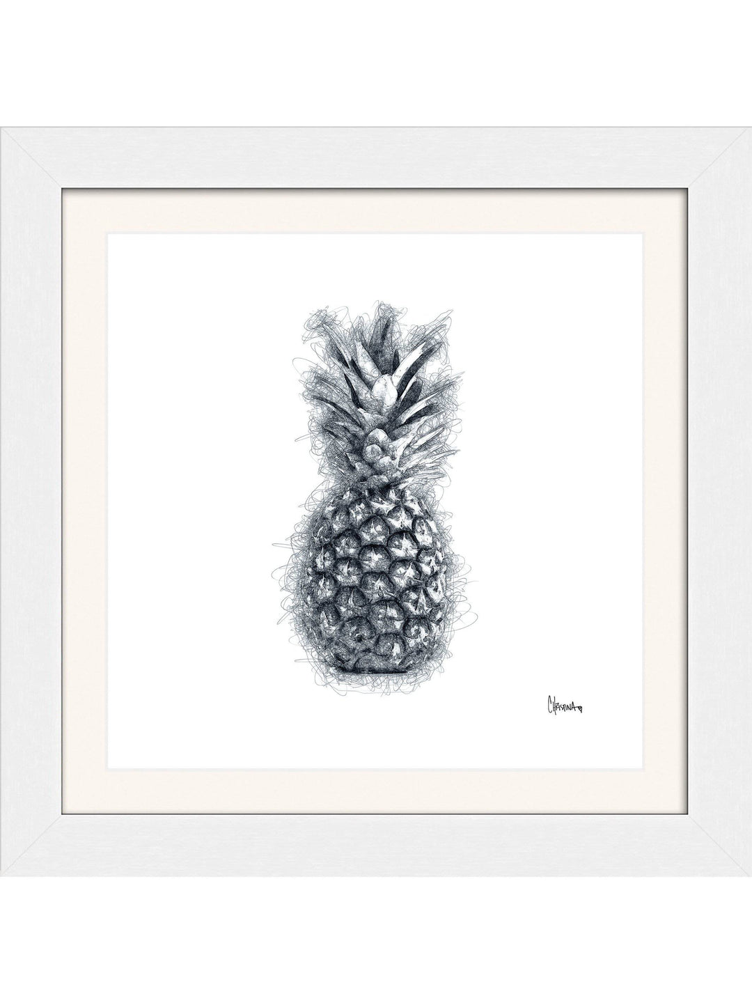 Pineapple Square Edition - Square Editions - Christina Stefani - Stefani Fine Art