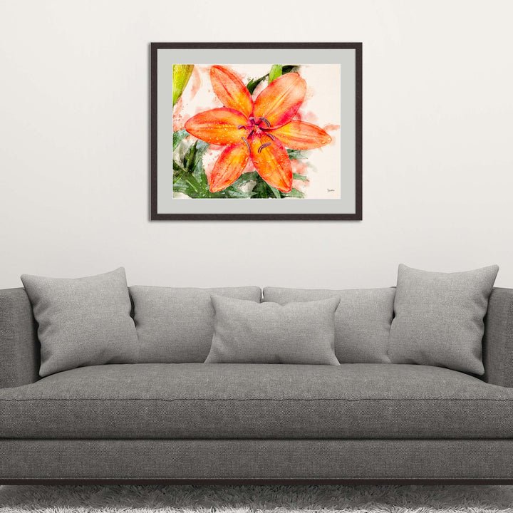 Orange Lily - Legacy Editions - Christina Stefani - Stefani Fine Art