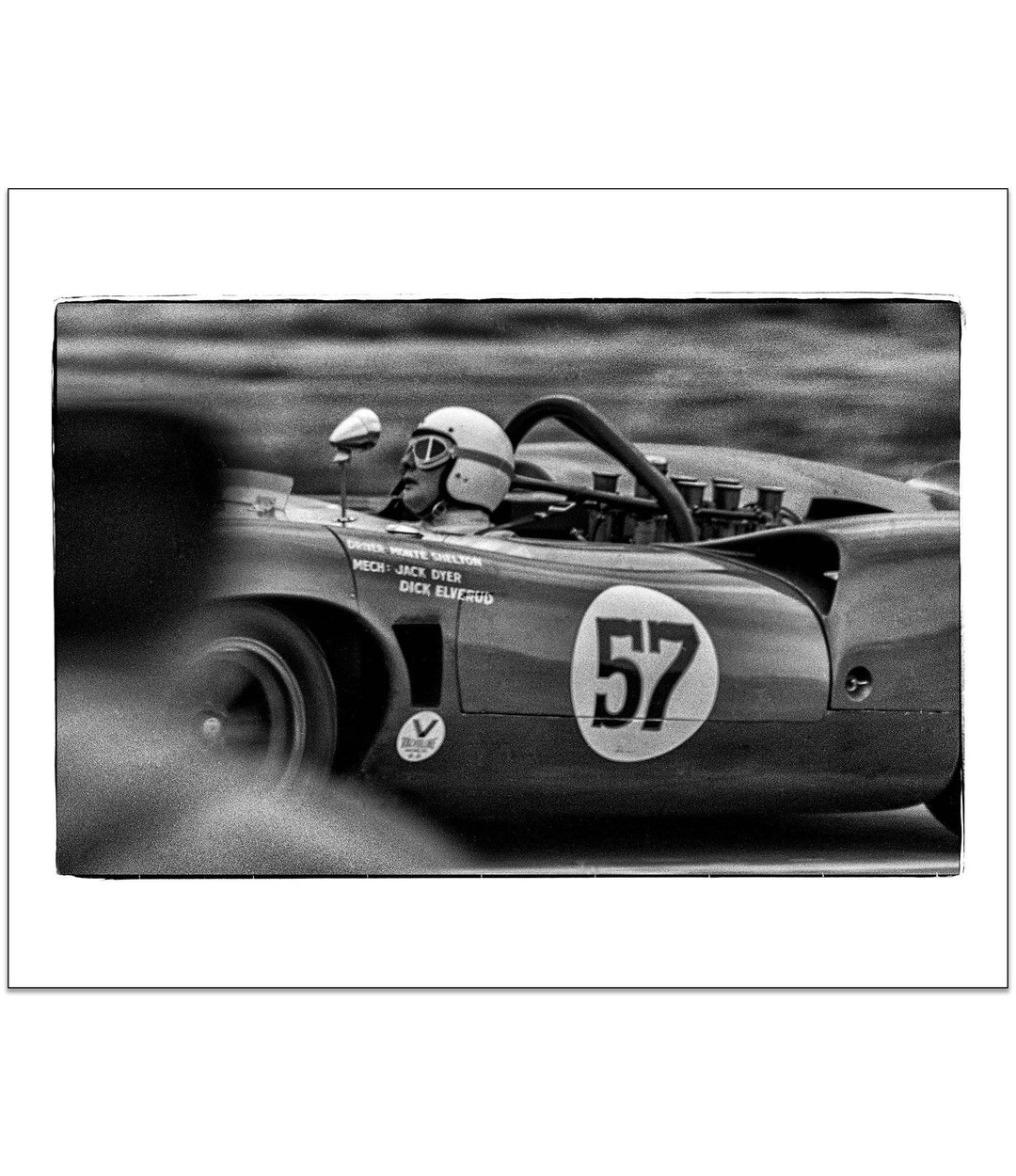 Monte Shelton – Rose Cup Race 1967 - Open Editions - Richard Stefani - Stefani Fine Art
